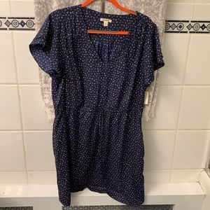Blue Short sleeve dress